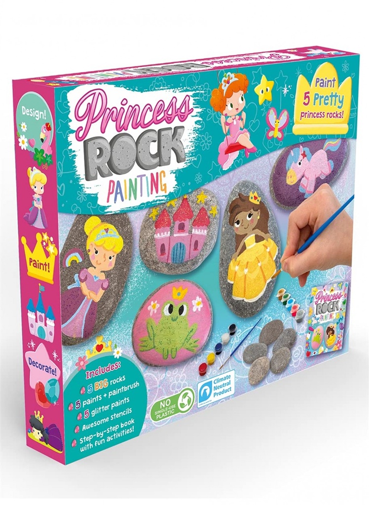 [9781800227217] Princess Rock Painting