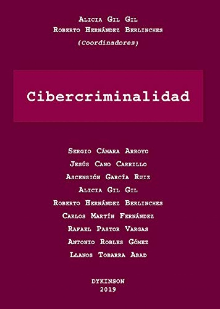 [9788413242699] Cibercriminalidad