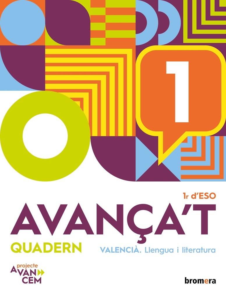 [9788413586694] Avança't 1. Quadern de valencià 1r ESO