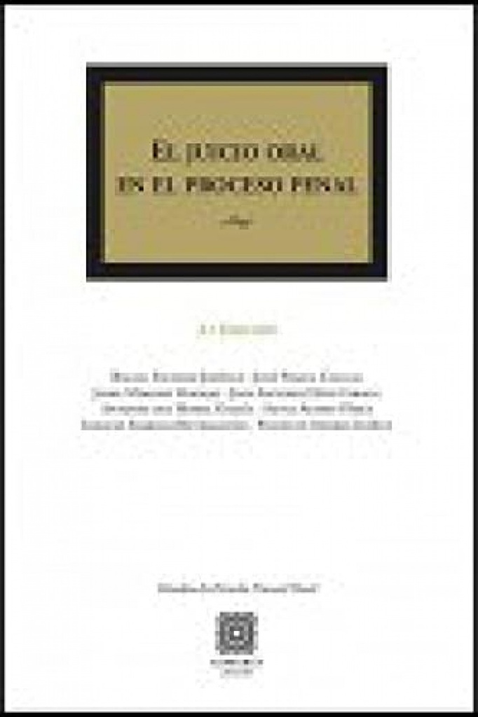 [9788413690827] JUICIO ORAL EN EL PROCESO PENAL 2021