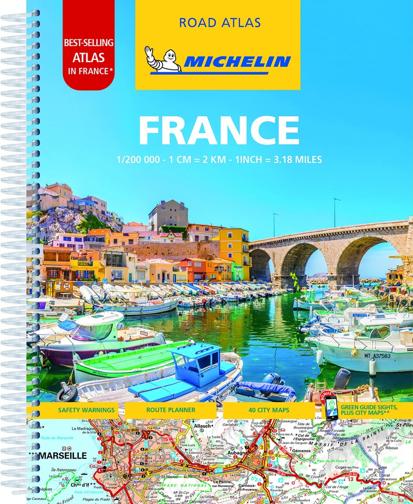 [9782067192980] Atlas Francia - Michelin France Road Atlas (2022)