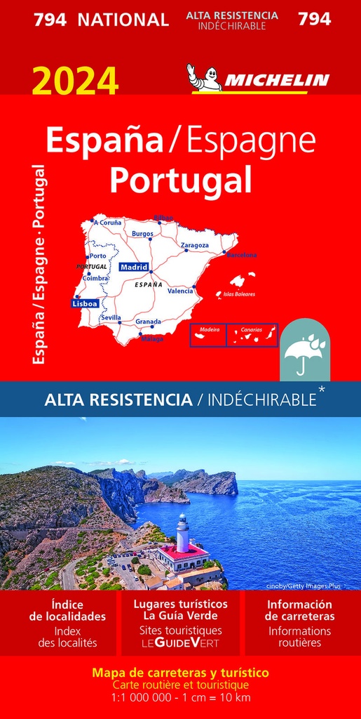 [9782067262799] MAPA NATIONAL ESPAÑA, PORTUGAL ALTA RESISTENCIA 17