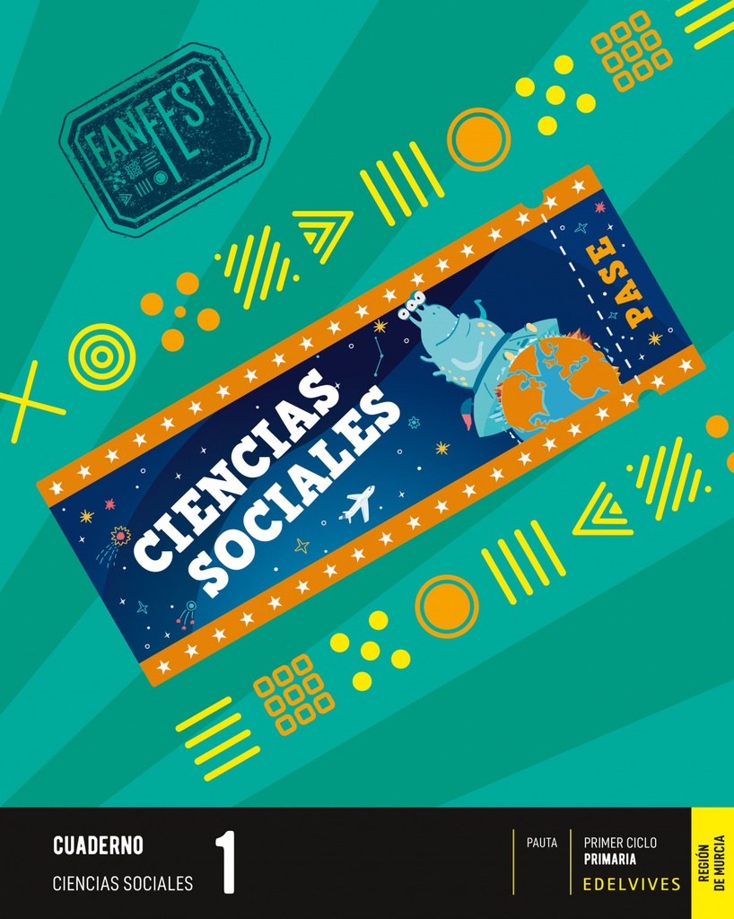 [9788414046043] CUADERNO CIENCIAS SOCIALES 1ºEP MURCIA 23 FANFEST