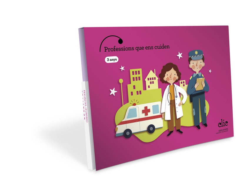 [9788414064290] Projecte Clic - 3 anys : Professions que ens cuiden