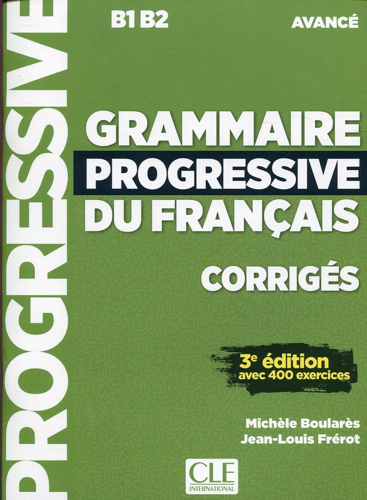 [9782090381986] Grammaire Progressive Du Français Corrigès