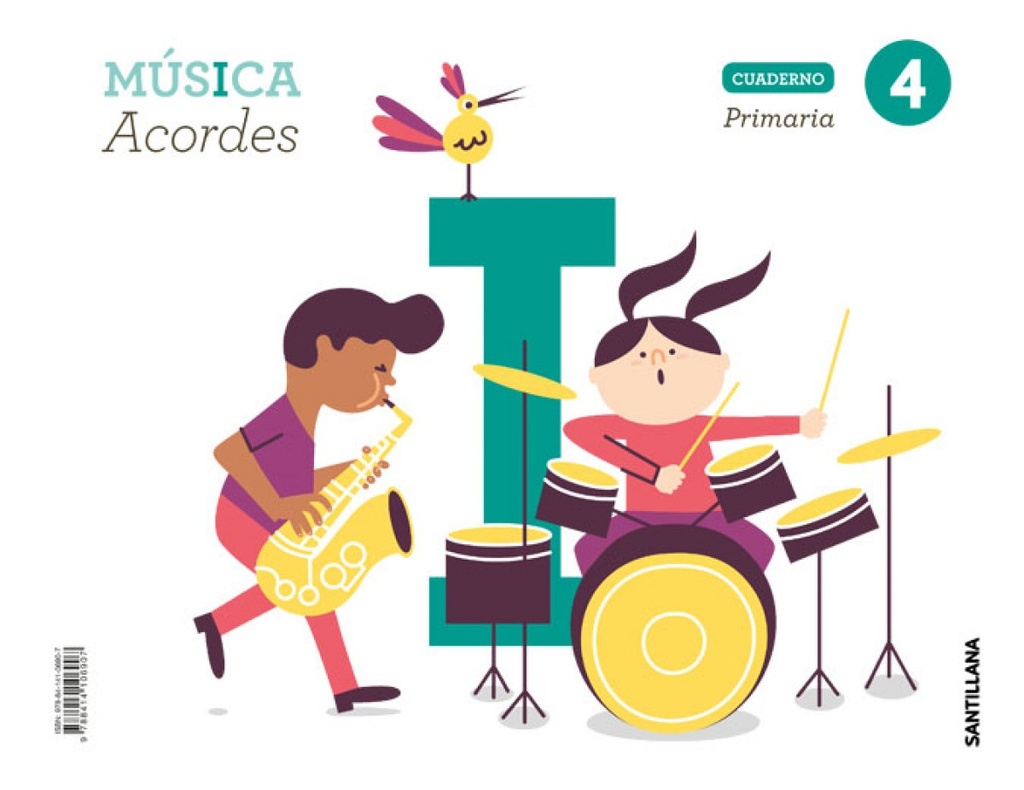 [9788414106907] CUADERNO MUSICA 4 PRIMARIA ACORDES ED19