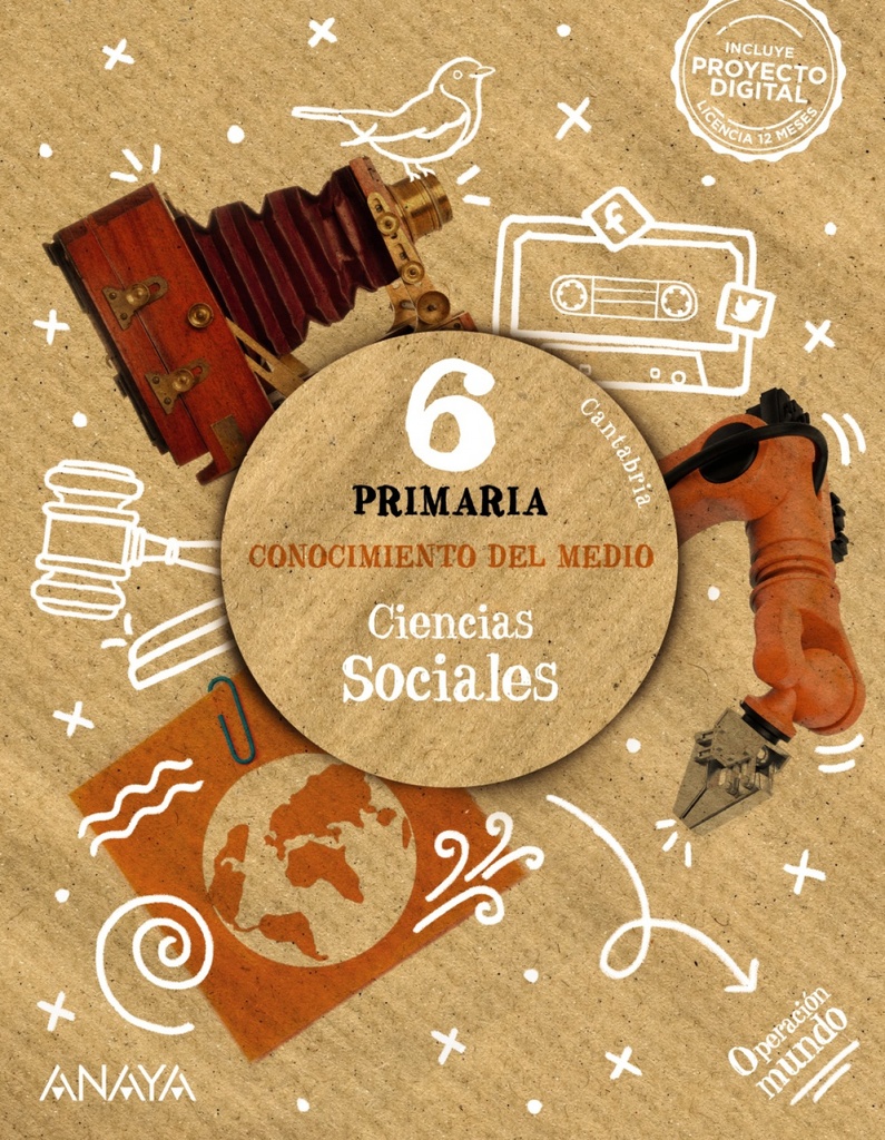 [9788414323588] CIENCIAS SOCIALES 6ºPRIMARIA. OPERACIÓN MUNDO. CANTABRIA 2023