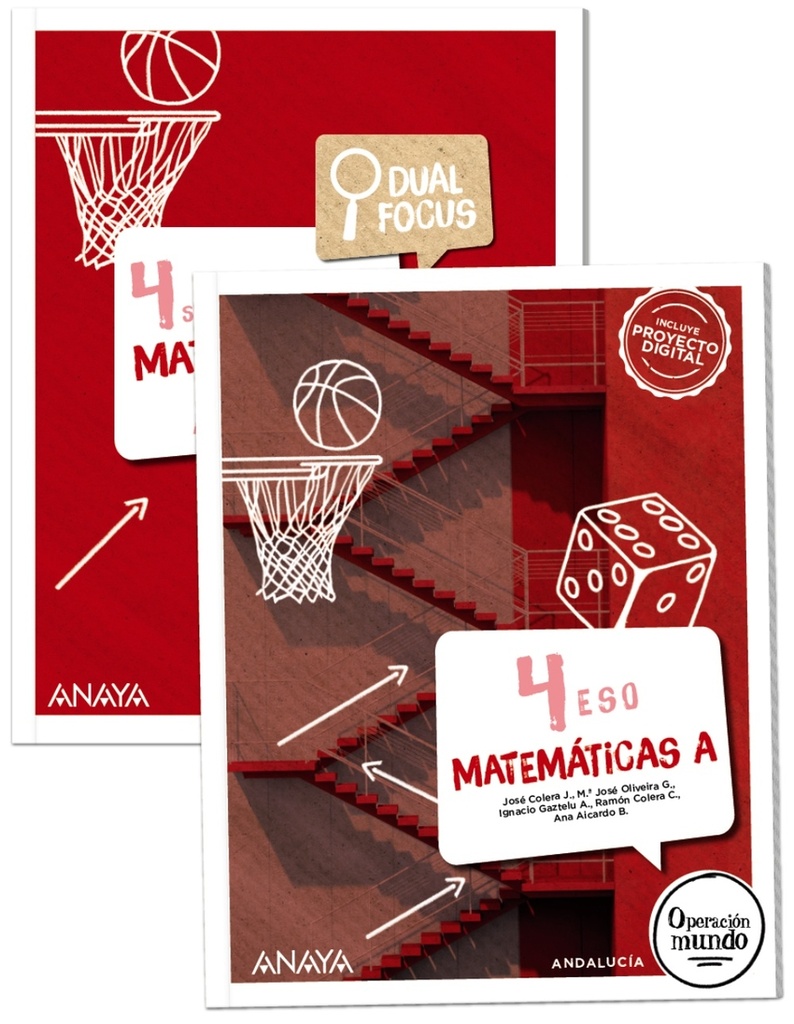 [9788414325117] Matemáticas A 4. + Dual focus.