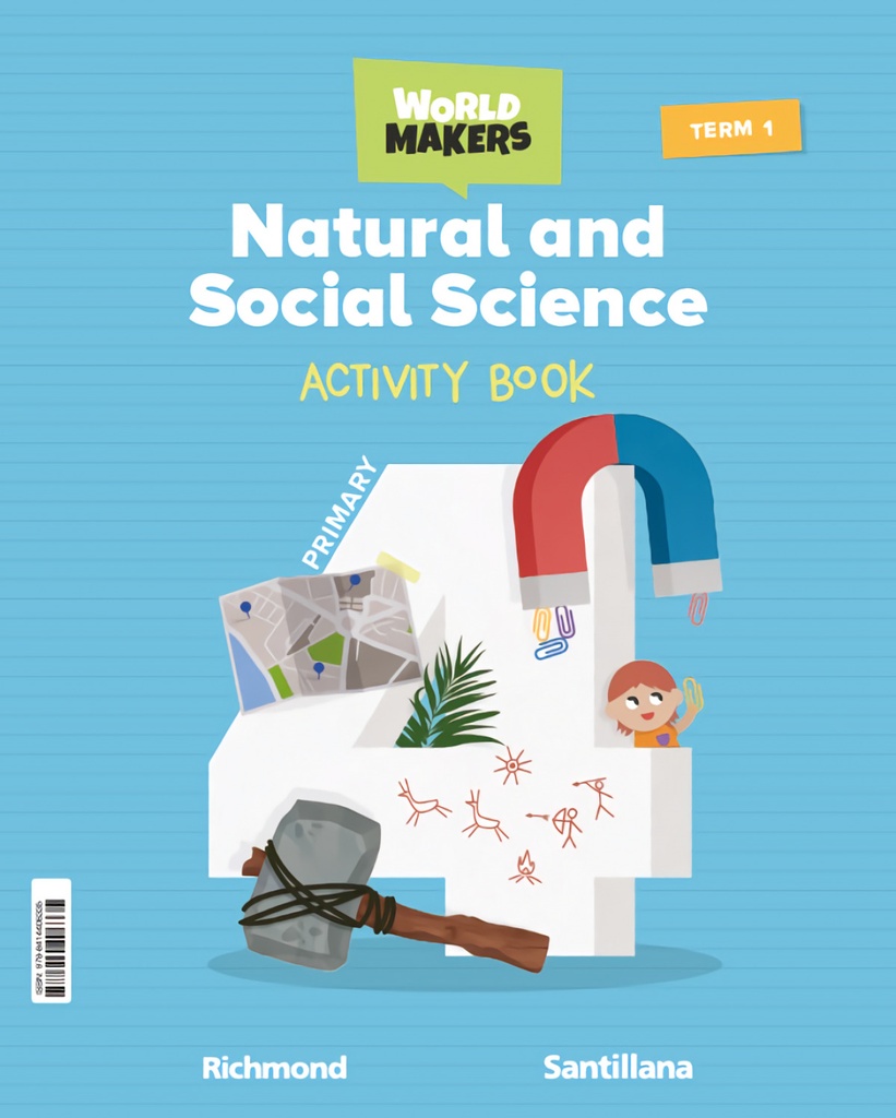 [9788414406335] NATURAL &amp;SOCIAL SCIENCE 4ºPRIMARY WORKBOOK. WORLD MAKERS 2023