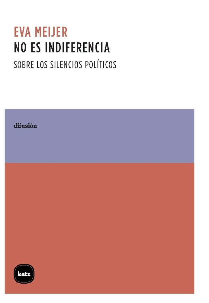 [9788415917816] No es indiferencia