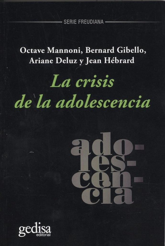 [9788417341886] LA CRISIS DE LA ADOLESCENCIA
