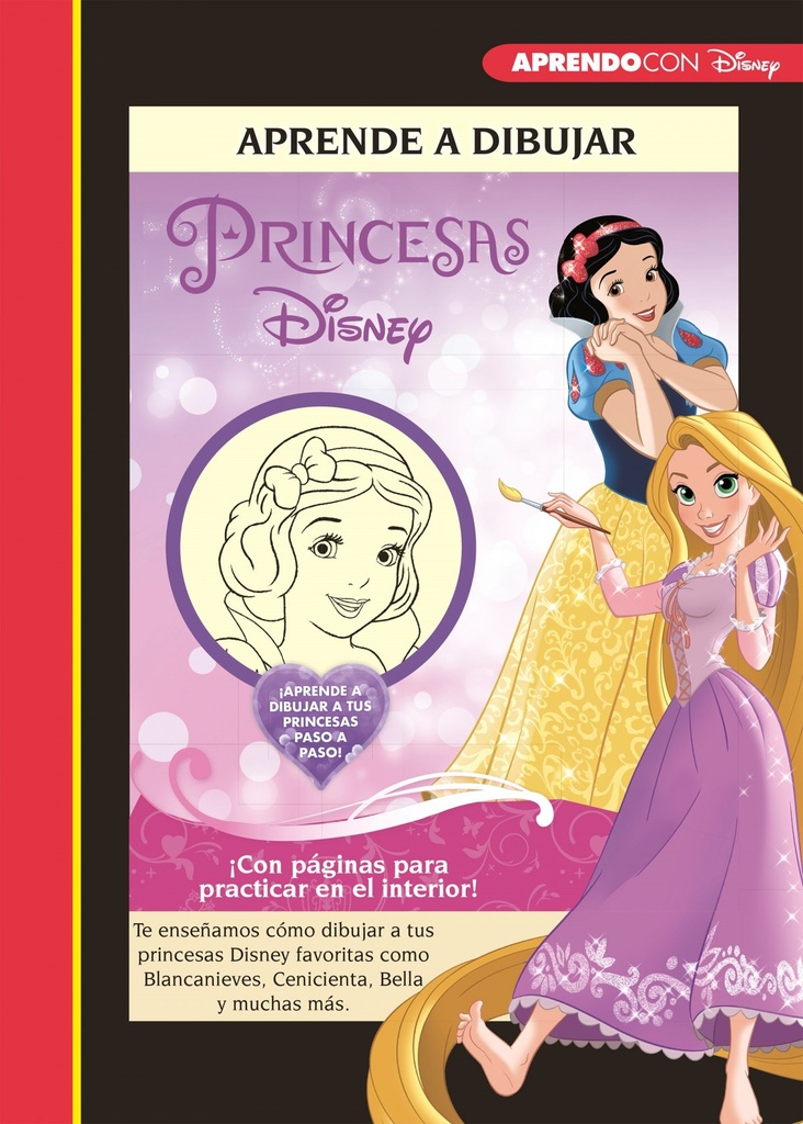 [9788417630614] Aprende a dibujar a las Princesas Disney (Crea, juega y aprende con Disney)