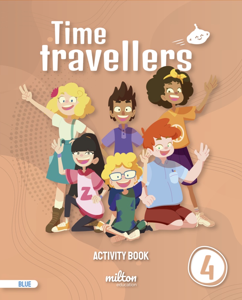 [9788417911607] Time Travellers 4 Blue Activity Book English 4 Primaria