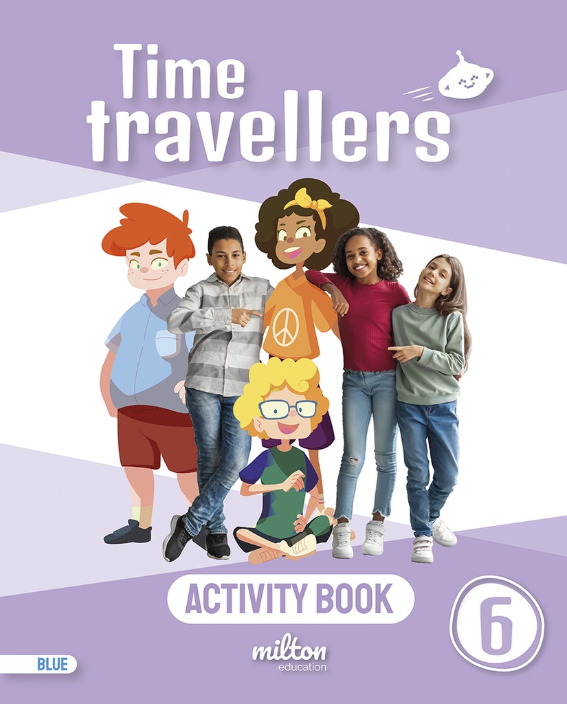 [9788417911645] Time Travellers 6 Blue Activity Book English 6 Primaria