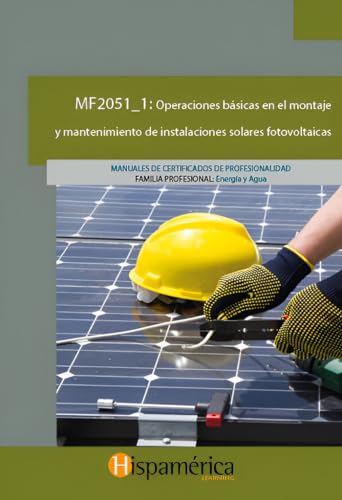 [9788417958640] MF2051_1 Operaciones básicas en el montaje y mantenimiento de instalaciones solares fotovoltaicas