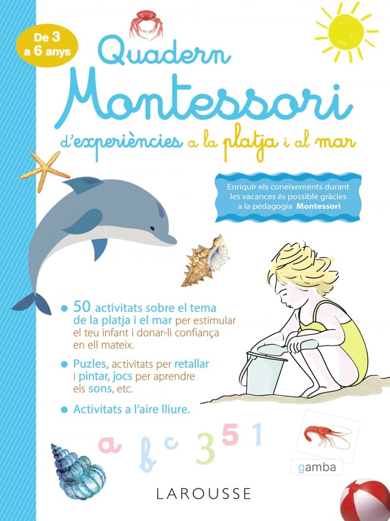 [9788418100345] Quadern Montessori d'experiències a la platja i al mar