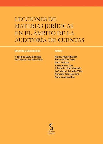 [9788418433917] Lecciones de materias jurídicas en el ámbito de la auditoría de cuentas