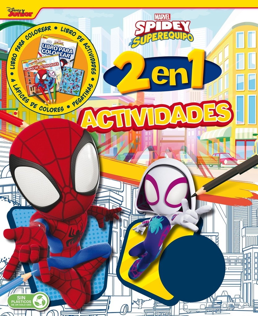 [9788418610936] Spidey y su superequipo. Actividades 2 en 1