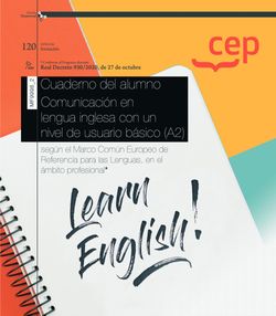[9788418764950] Cuaderno del alumno. Comunicación en lengua inglesa con un nivel de usuario básico (A2), según el Marco Común Europeo de Referen