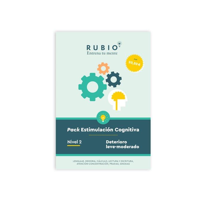 [9788418964299] Pack Estimulación Cognitiva. Nivel 2 (deterioro leve-moderado)
