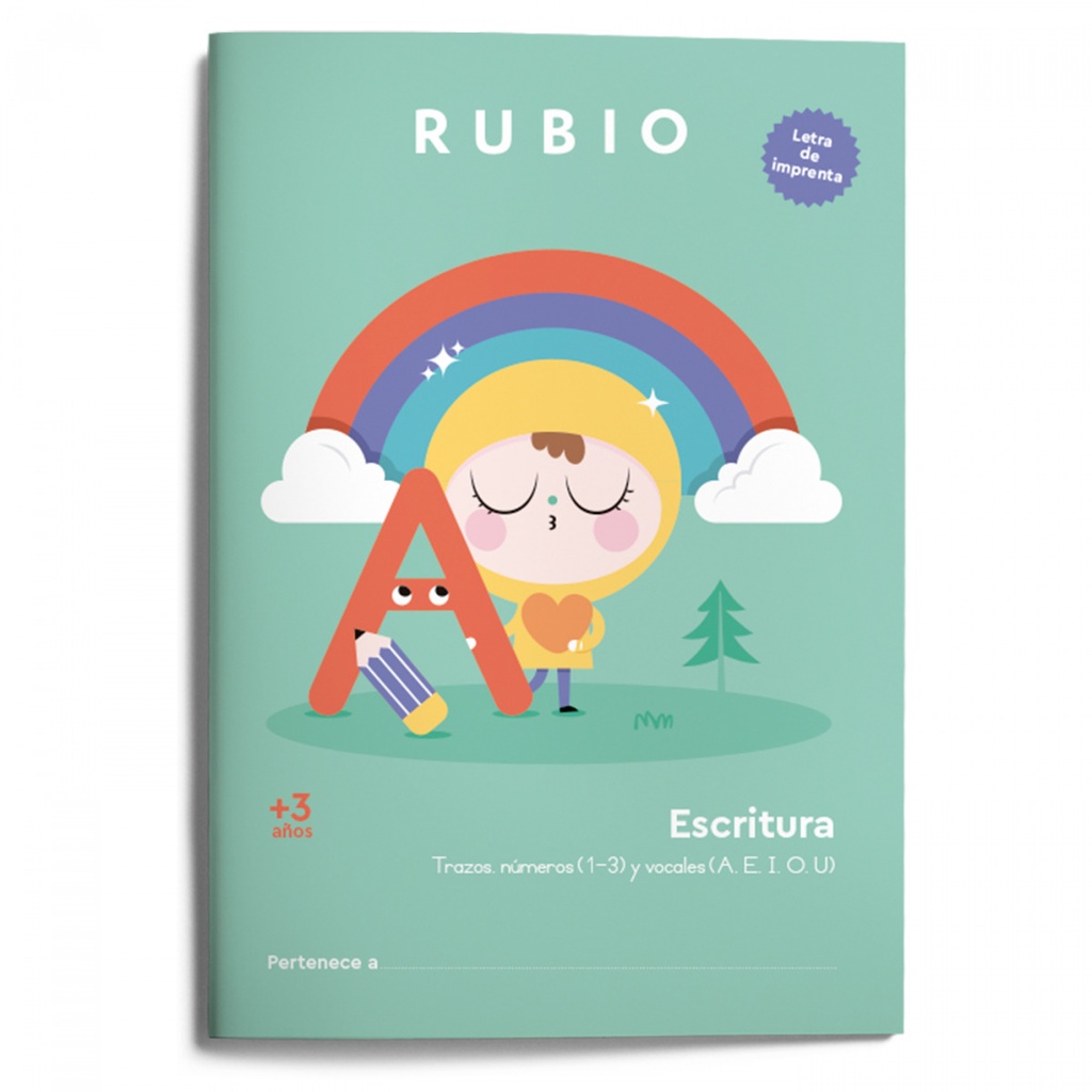 [9788418964800] ESCRITURA CON LETRA DE IMPRENTA (+3 AÑOS)