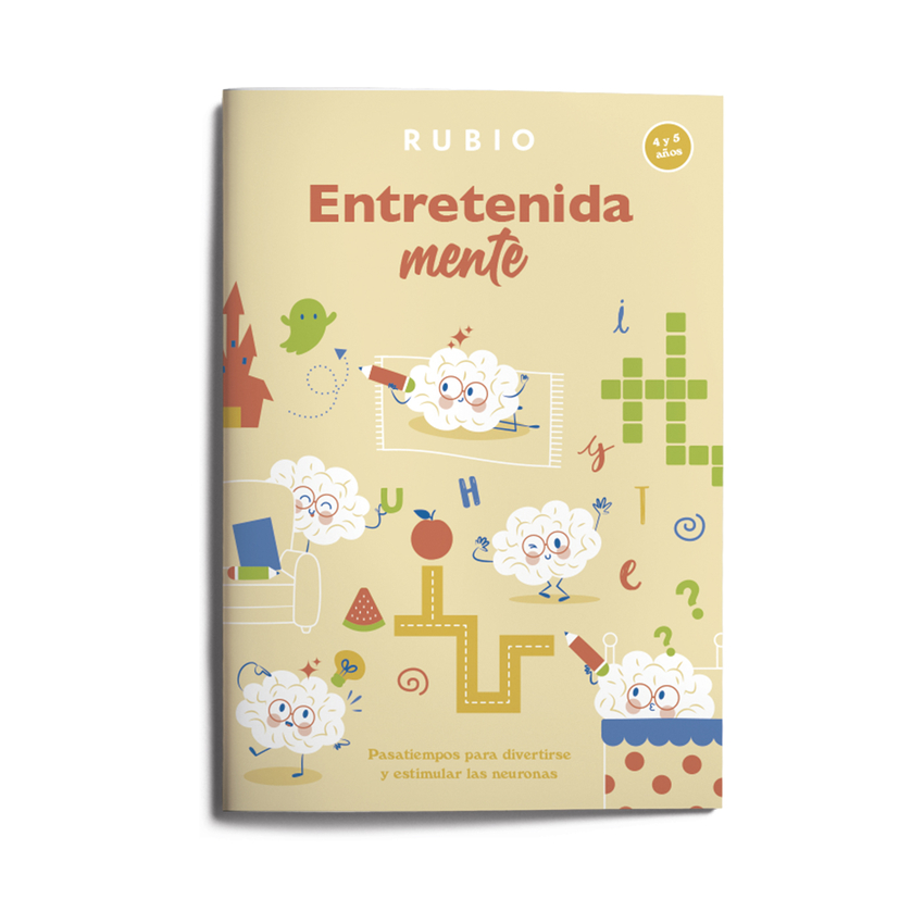 [9788418964909] EntretenidaMENTE. Pasatiempos para divertirse y estimular las neuronas (4?5 años)