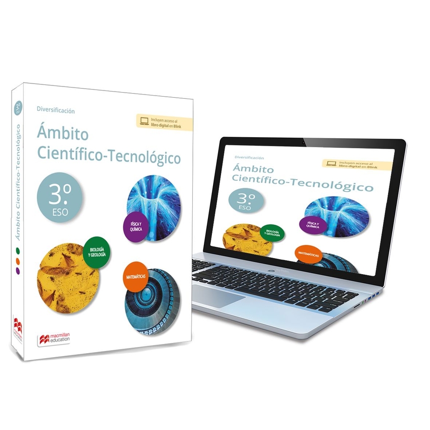 [9788419062666] Diversificación 3ºESO Á. Científico-Tecnológico - Biología y Geología, Física y Química, Matemáticas