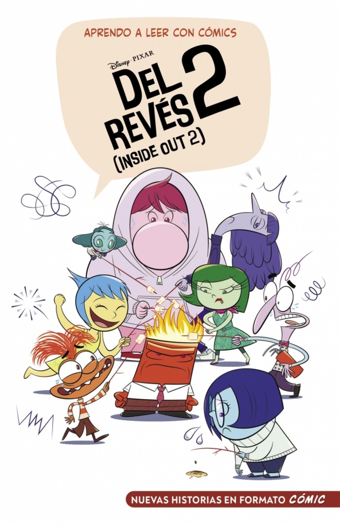 [9788419487360] Aprendo a leer con cómics Disney - Las nuevas aventuras de DEL REVÉS 2
