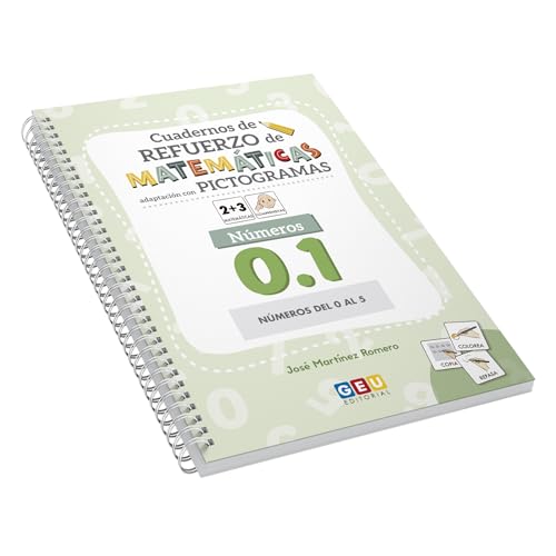 [9788419646903] Cuaderno de refuerzo de matemáticas. Adaptación con pictogramas. Números 0.1