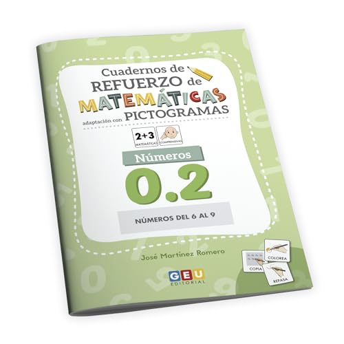 [9788419646910] Cuaderno de refuerzo de matemáticas. Adaptación con pictogramas. Números 0.2