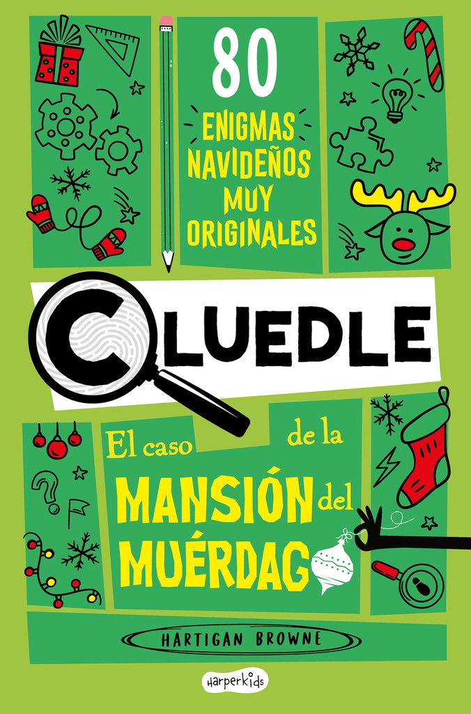 [9788419809964] Cluedle: El caso de la Mansión del Muérdago: 80 enigmas muy misteriosos (Libro 3)