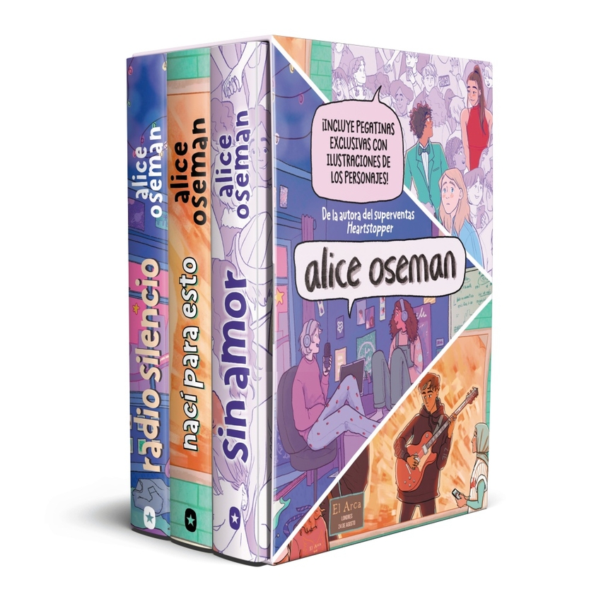 [9788419831521] Estuche Alice Oseman: Sin amor, Nací para esto, Radio Silencio