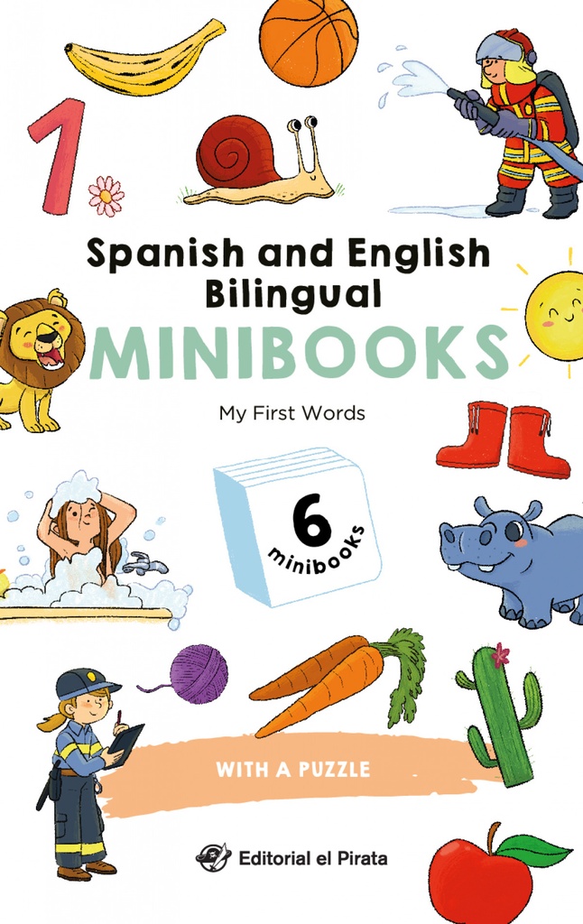 [9788419898883] Spanish and English Bilingual Minibooks - My First Words