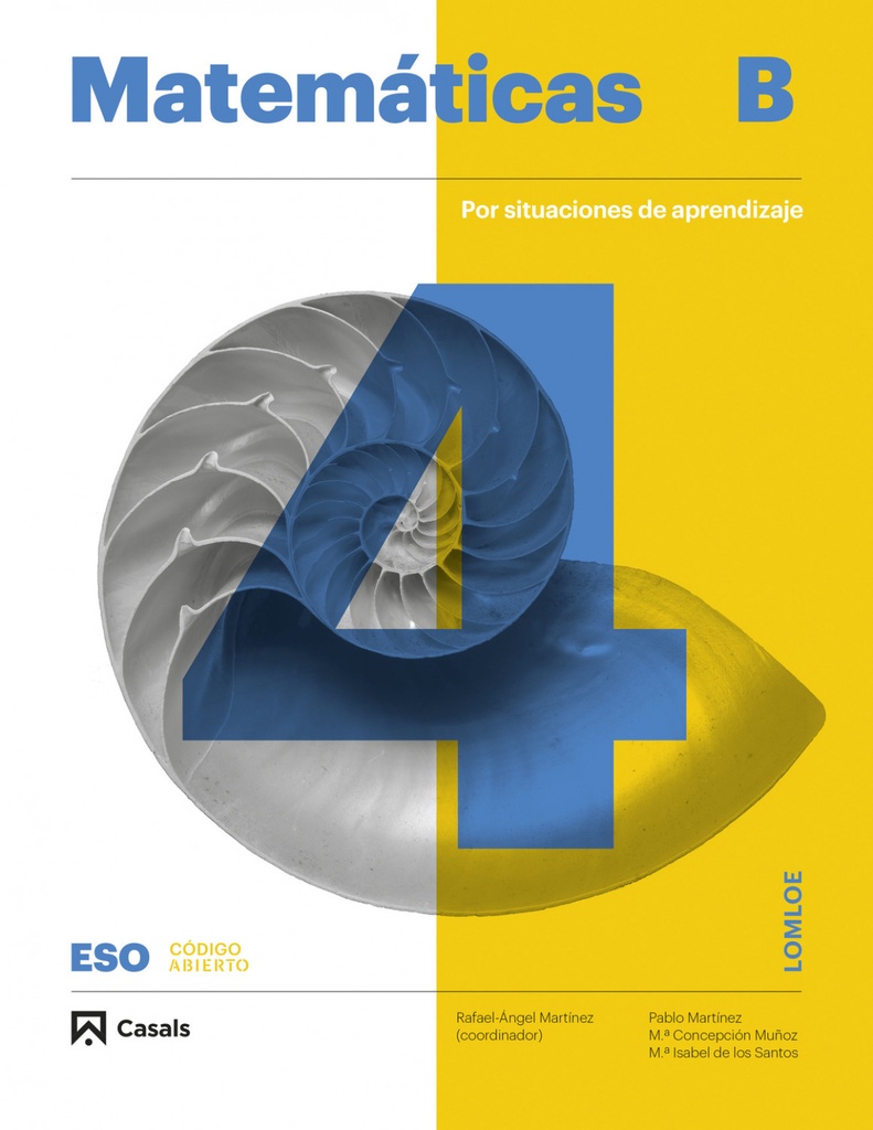 [9788421883174] MATEMATICAS B 4ºESO ANDALUCIA 25 CODIGO ABIERTO