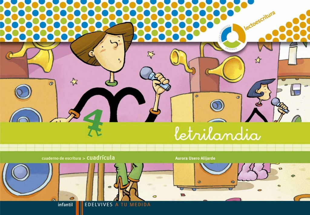 [9788426371485] (09).4.CUAD.LETRILANDIA CUADRICULA *ESPIRAL*