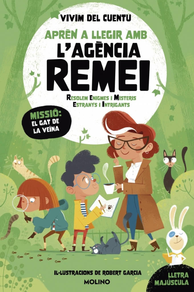 [9788427247666] Aprèn a llegir amb l'Agència REMEI (Resolem Enigmes i Misteris Estranys i Intrigants) - Missió: el gat de la veïna