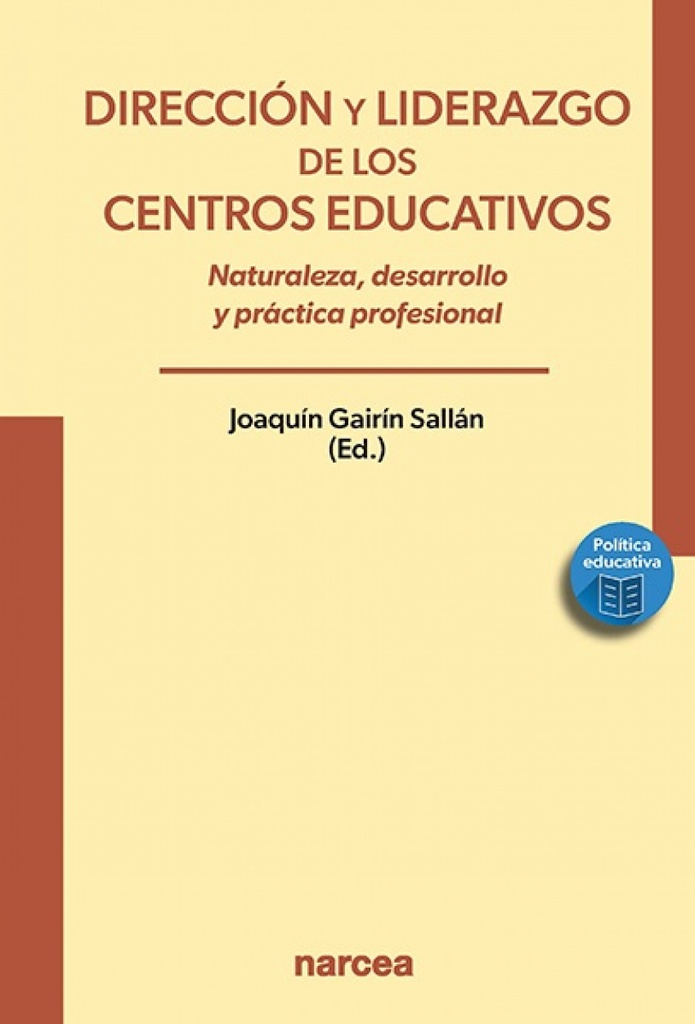 [9788427731592] DIRECCIÓN Y LIDERAZGO DE LOS CENTROS EDUCATIVOS