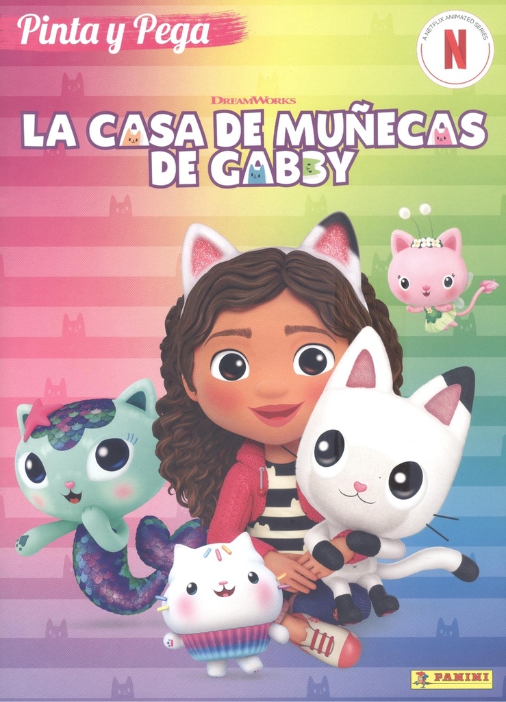 [9788427874374] PINTA Y PEGA LA CASA DE MUÑECAS DE GABBY N.45 LA C