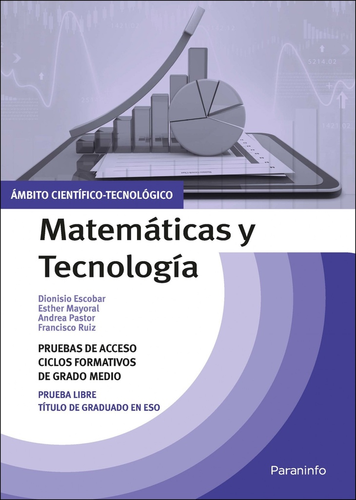 [9788428344852] Temario pruebas de acceso a ciclos formativos de grado medio. Ámbito científico-tecnológico. Matemáticas y Tecnología