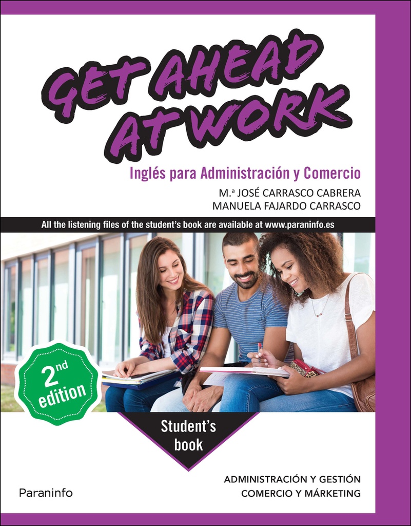 [9788428362689] Get Ahead at Work. Inglés para Administración y Comercio 2.ª edición 2024