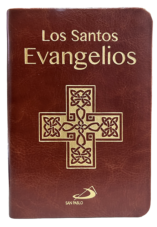 [9788428572156] Los santos Evangelios - minibolsillo - piel cruz dorada