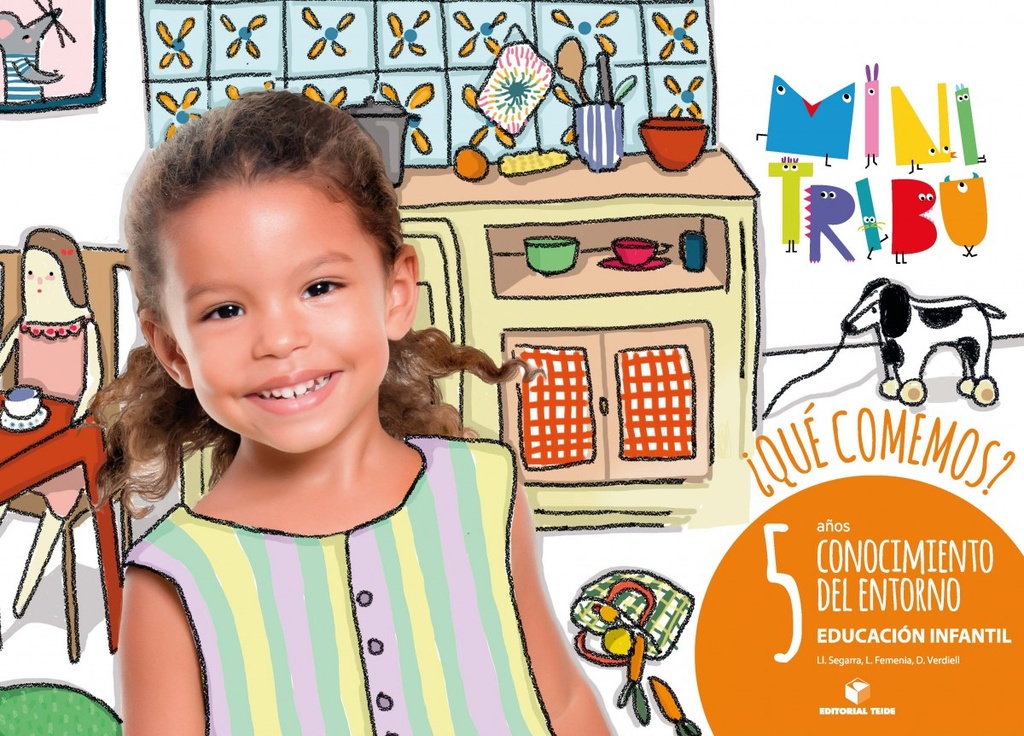 [9788430712243] MINI TRIBU 5 AÑOS ¿QUÉ COMEMOS? CONOCIMIENTO DEL ENTORNO