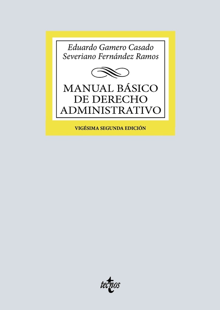 [9788430992683] Manual básico de Derecho Administrativo