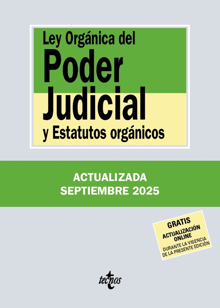 [9788430993055] Ley Orgánica del Poder Judicial