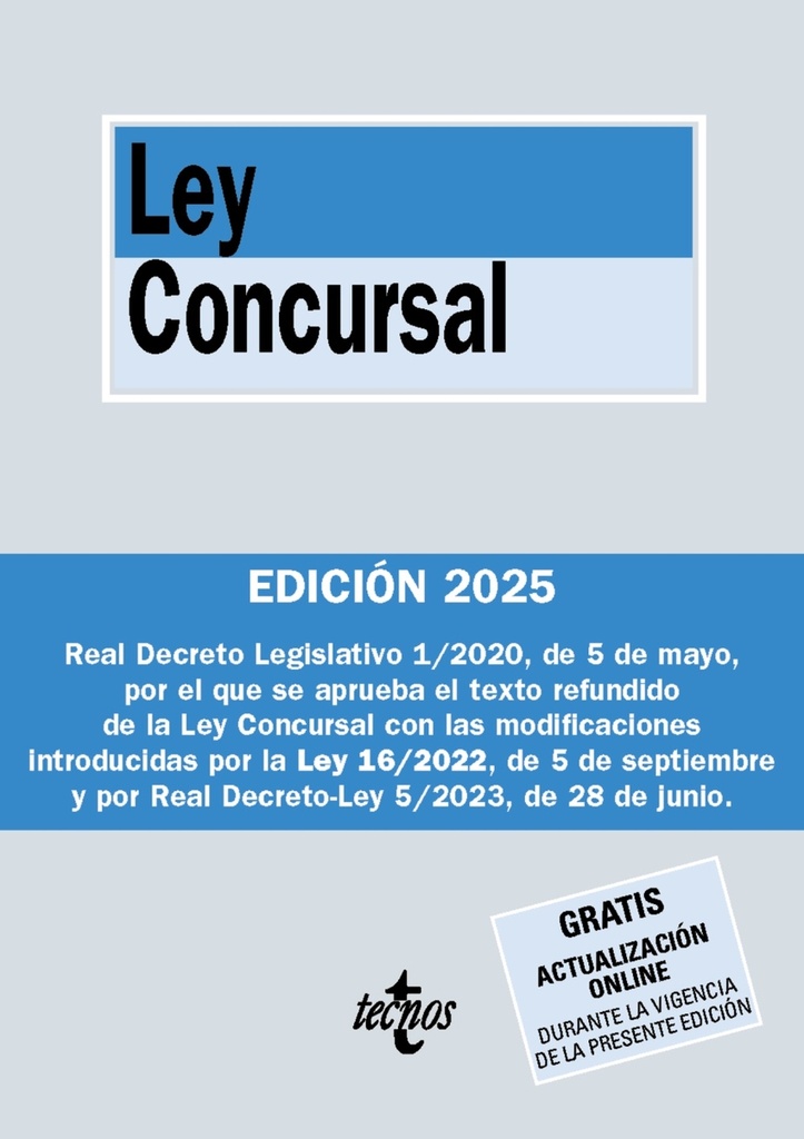 [9788430993192] Ley Concursal