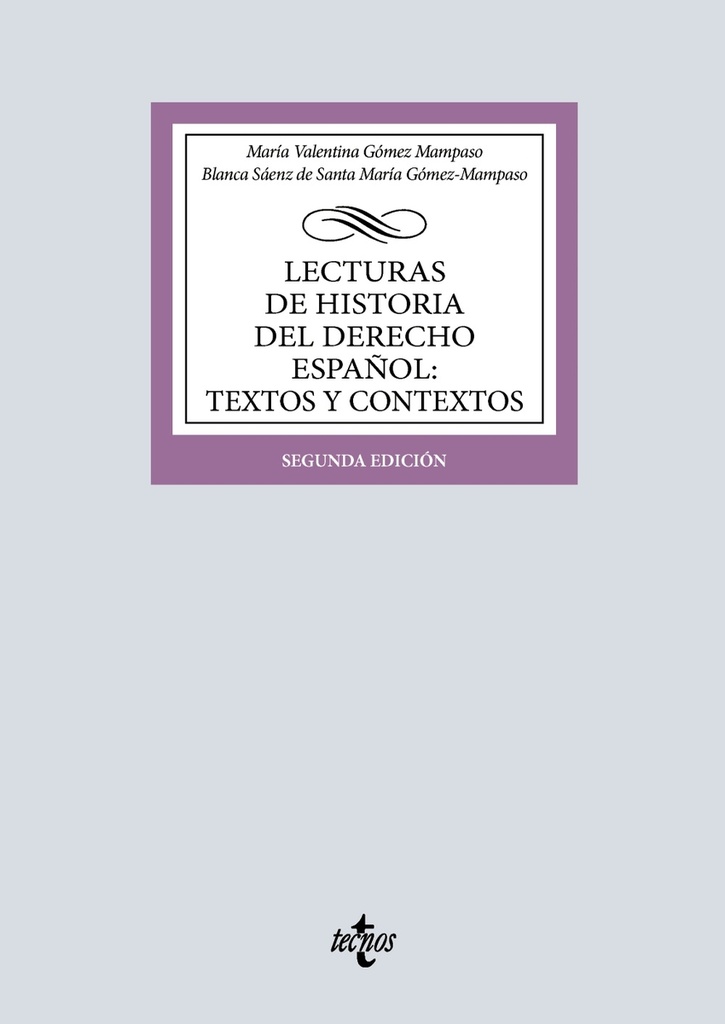 [9788430993666] Lecturas de Historia del Derecho Español: Textos y contextos