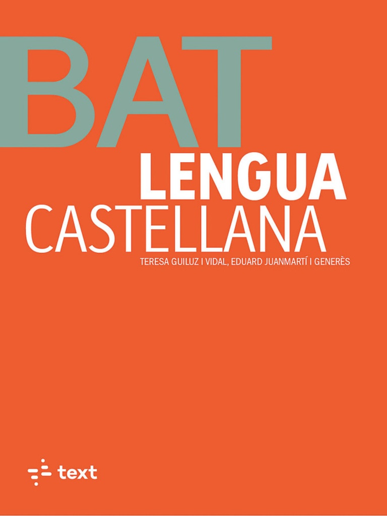[9788441235557] Lengua castellana. Batxillerat