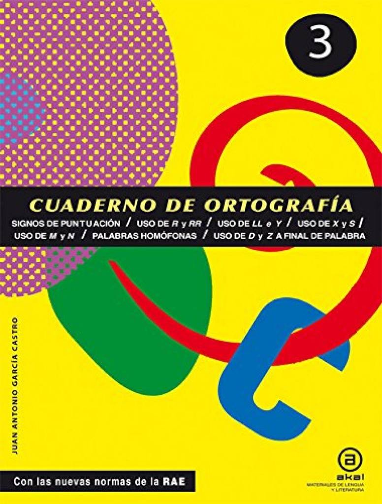 [9788446034148] Cuadernos de ortografía 3
