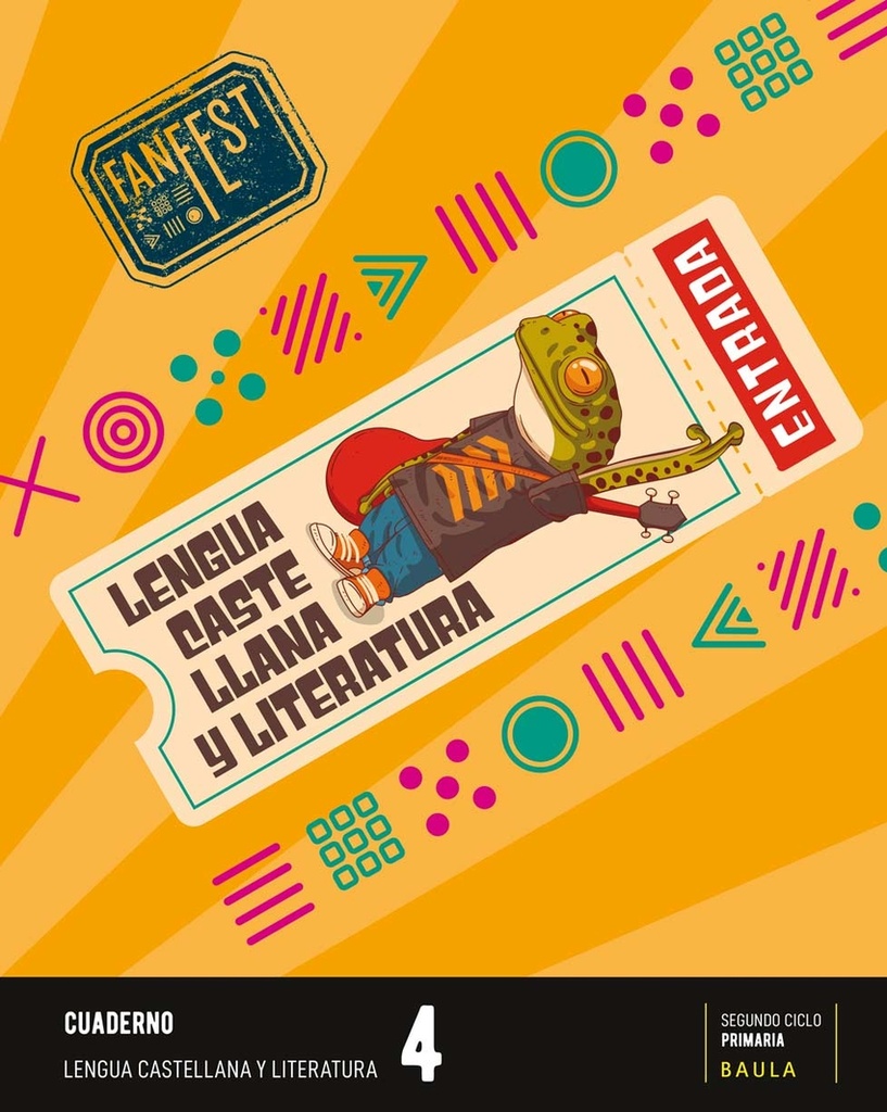 [9788447949670] CUADERNO LENGUA 4T.PRIMARIA. FANFEST. CATALUNYA 2023