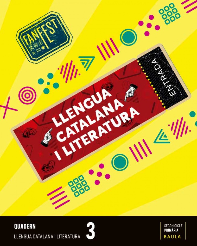 [9788447950324] QUADERN LLENGUA 3R.PRIMARIA ESPIRAL. FANFEST. CATALUNYA 2023